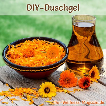 Duschgel selber machen - Duschgel Rezept für mildes Duschgel