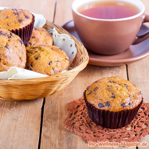 Saftige Low Carb Chocolate-Chip-Muffins 