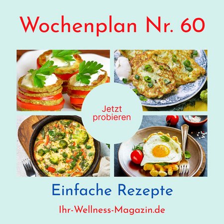 Wochenplan Nr. 60: Rezepte für Avocadocremesuppe, Gemüse-Frittata, Waffeln mit Spiegelei ...
