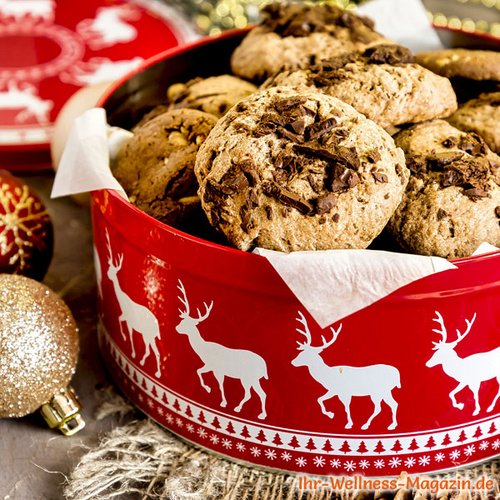 Low Carb Erdnussbutter-Schoko-Cookies
