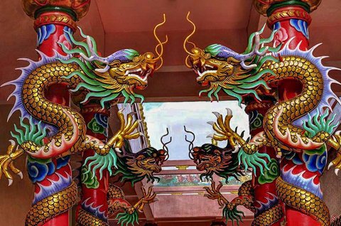Chinesische Drachen - Bilder