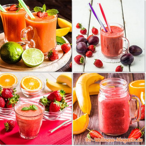 Erdbeer-Smoothies zum Abnehmen