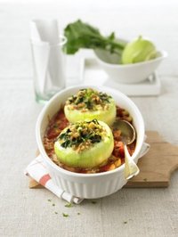 Rezepte vegetarisch: Gefüllte Kohlrabi