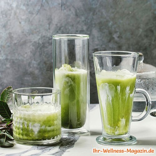 Iced Matcha Latte selber machen