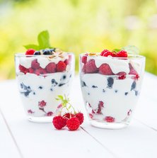 Schnelles Low Carb Quark-Dessert