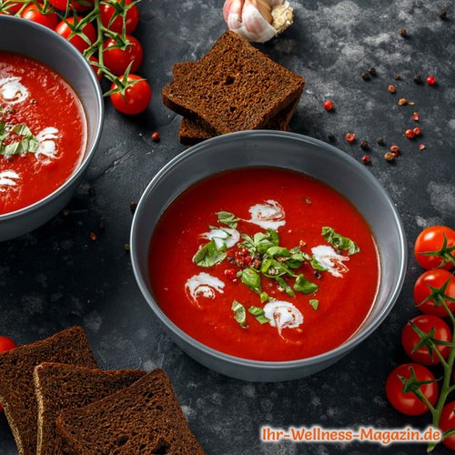 Einfache Low-Carb-Tomatensuppe