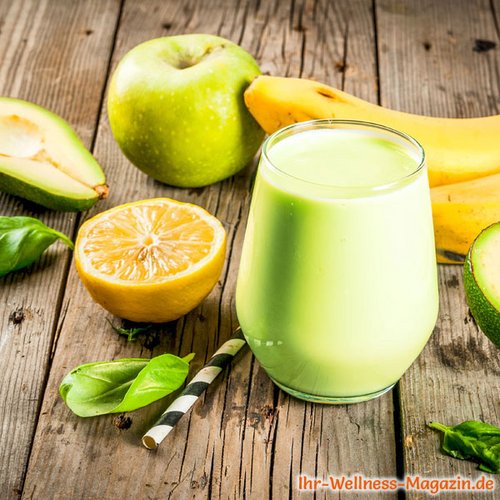 Cremiger Eiweißshake Avocado-Banane