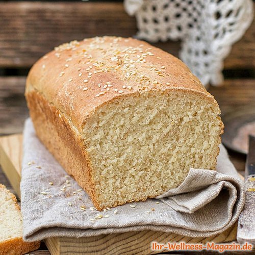 Eiweißbrot mit Weizenkleie