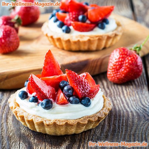 Low Carb Beeren-Tartelettes mit Quarkcreme