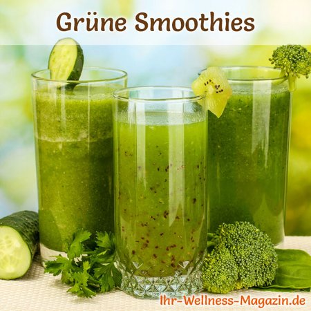 Grüner Gemüse-Ingwer-Smoothie