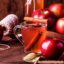 Apfel-Glühwein mit Apfelwein