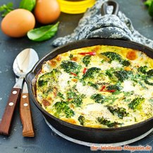 Frittata mit Brokkoli