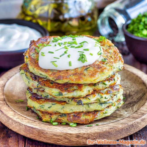 Protein-Kräuter-Pancakes mit Joghurt