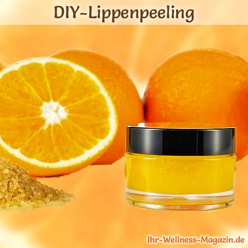 Lip Scrub selber machen - Rezept für Lippenpeeling mit Zucker