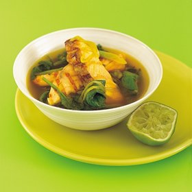 Einfache Kochrezepte: Lachs-Spinat-Suppe