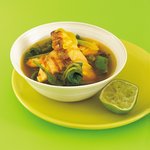 weiter zu einfache Kochrezepte - Lachs Spinat Suppe
