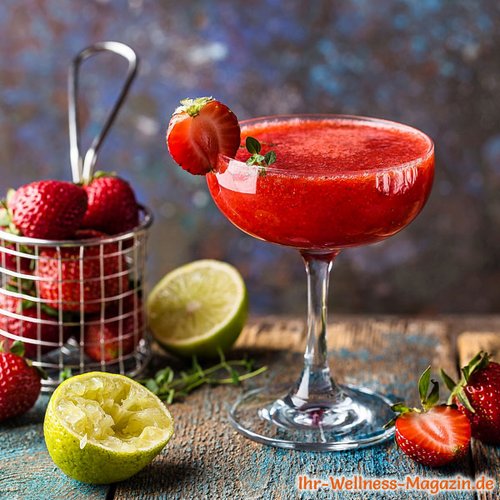 Alkoholfreier Erdbeer-Daiquiri