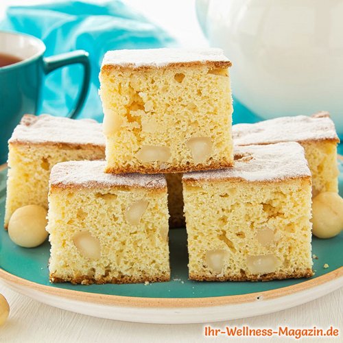 Low Carb Macadamia-Vanillekuchen