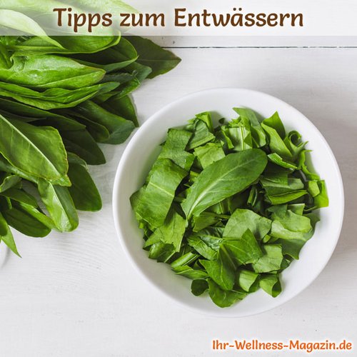 Entwässern mit Sauerampfer