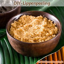 Lip Scrub selber machen - Rezept für Lippenpeeling gegen trockene Lippen