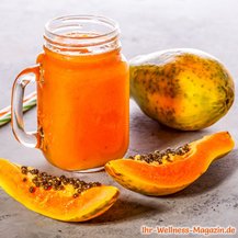 Cremiger Papaya-Kokos-Smoothie