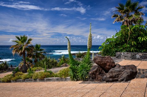 Puerto de la Cruz auf Teneriffa: Playa Jardin