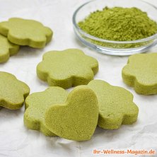Low Carb Matcha-Protein-Kekse