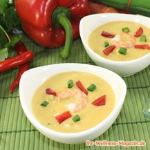 Low-Carb-Currysuppe mit Kokosmilch