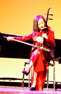 China: Musik - Das Erhu ist ein klassisches Streichinstrument in der chinesischen Musik