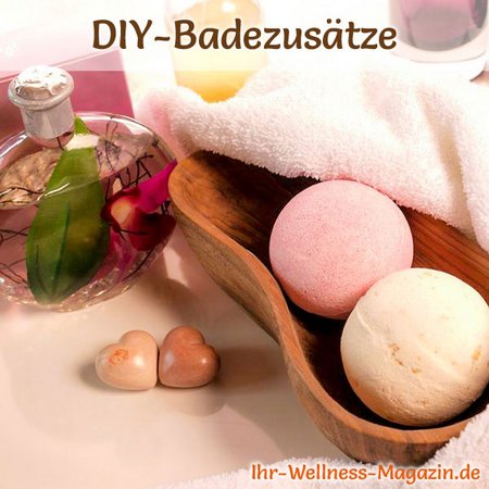 Badezusätze - Rezept zum selber machen für Badekugeln mit Patchouli Duft