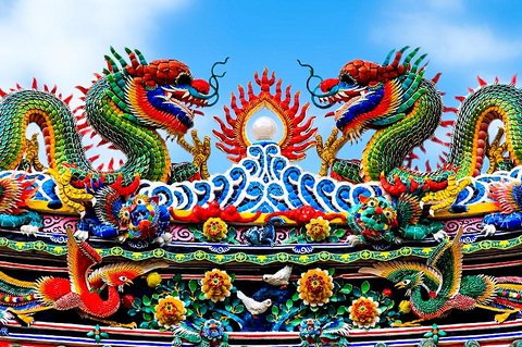 Chinesische Drachen - Aussehen und Lebensweise chinesischer Drachen