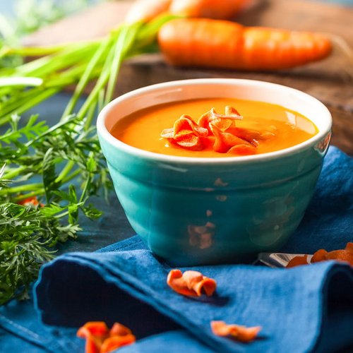 Low Carb Karotten-Kokos-Ingwer-Suppe 