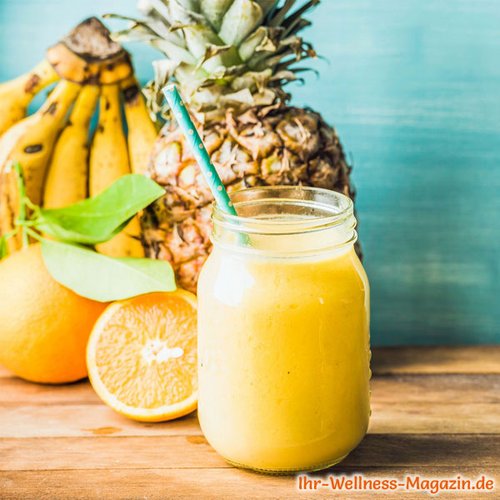 Cremiger Ananas-Orangen-Smoothie