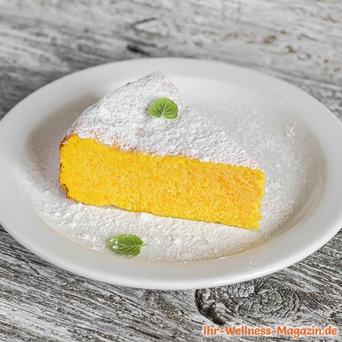 Kalorienarmer Orangen-Quarkkuchen