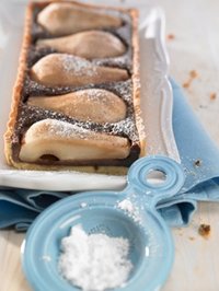 Rezepte Kuchen: Birne-Helene-Kuchen