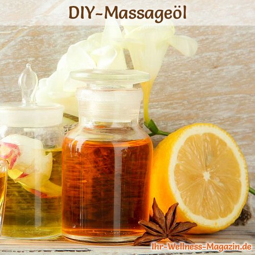 Rezept für Aroma-Massageöl mit Zitronenduft