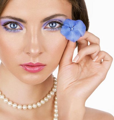 Blaue Augen schminken - Tolles Augen-Make-up in Frühlingsfarben