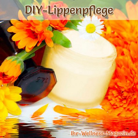 Lippenpflege Rezept für entzündungshemmende Lippenpflege