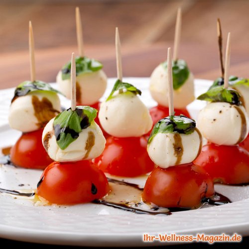 Italienisches Tomaten-Mozzarella-Fingerfood