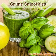 Grüner Smoothie mit Gurke