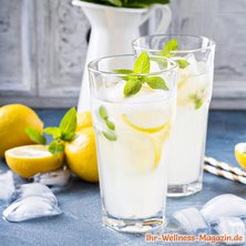 Zitronenlimonade mit Minze