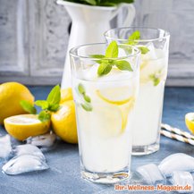 Zitronenlimonade mit Minze