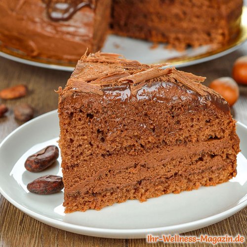 Cremige Low Carb Schokotorte