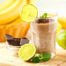 Cremiger Schoko-Bananen-Smoothie