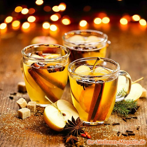 Glühwein mit Apfel-Cidre