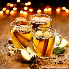 Glühwein mit Apfel-Cidre