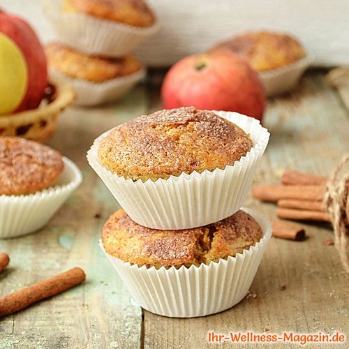Low Carb Zimt-Apfel-Muffins