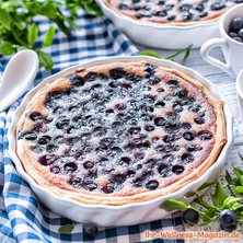 Low-Carb-Blaubeerkuchen mit Quark