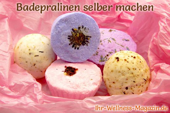 Badepralinen selber machen