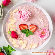 Fitness-Frühstücksbowl mit Haferflocken